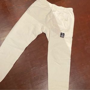 OVO FLEECE CREAM SWEATPANTS